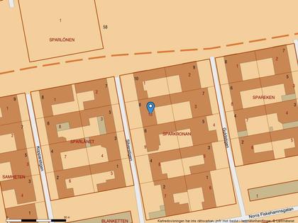 Illustrerad karta över fastigheten eller området