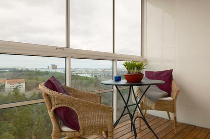 Balkong eller utsiktsbild