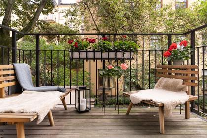 Balkong eller utsiktsbild