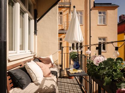 Balkong eller utsiktsbild