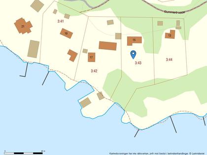 Illustrerad karta över fastigheten eller området