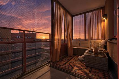 Balkong eller utsiktsbild