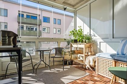 Balkong eller utsiktsbild