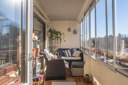 Balkong eller utsiktsbild