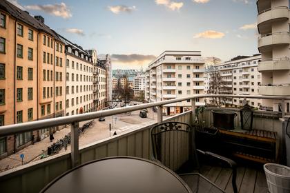 Balkong eller utsiktsbild