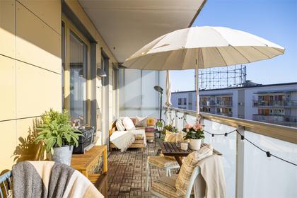 Balkong eller utsiktsbild