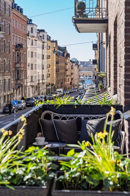 Balkong eller utsiktsbild