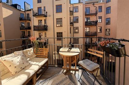 Balkong eller utsiktsbild