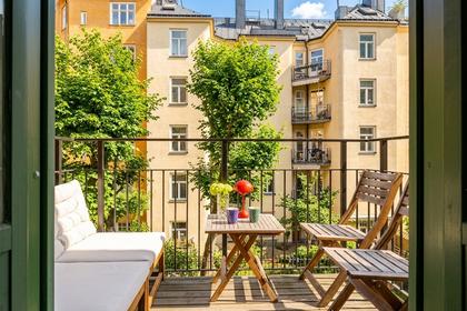 Balkong eller utsiktsbild