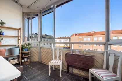 Balkong eller utsiktsbild