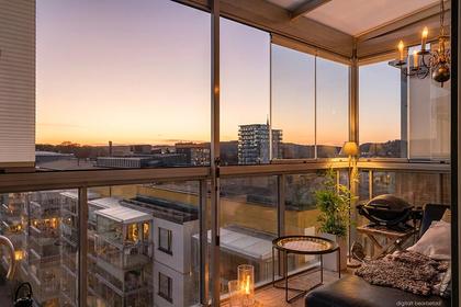 Balkong eller utsiktsbild