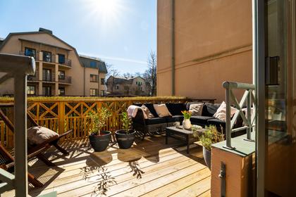 Balkong eller utsiktsbild