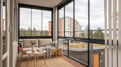 Balkong eller utsiktsbild