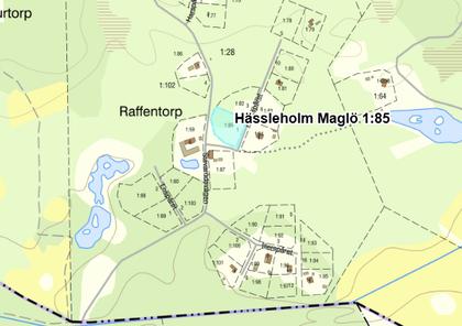 Illustrerad karta över fastigheten eller området