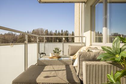 Balkong eller utsiktsbild