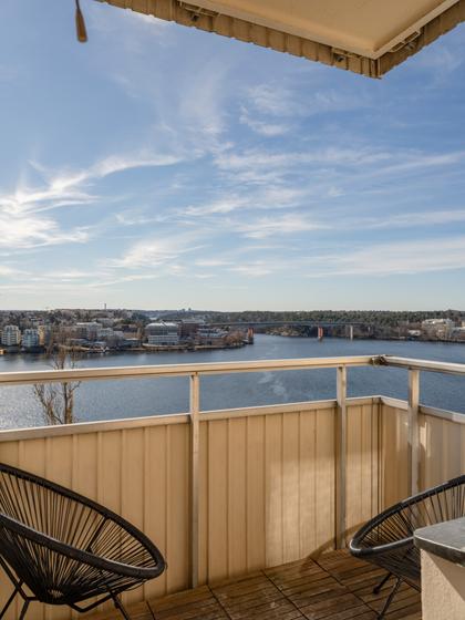 Balkong eller utsiktsbild