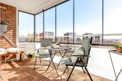 Balkong eller utsiktsbild