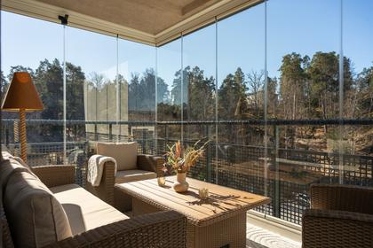 Balkong eller utsiktsbild