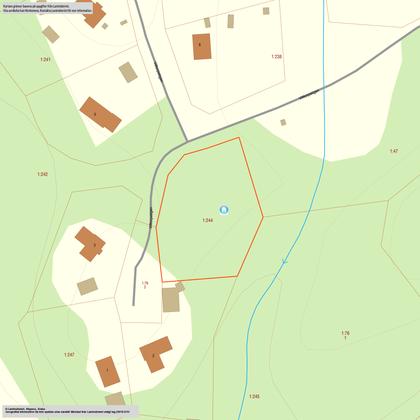 Illustrerad karta över fastigheten eller området