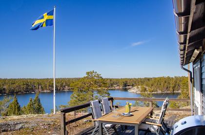 Balkong eller utsiktsbild