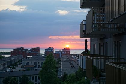 Balkong eller utsiktsbild