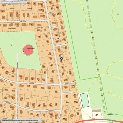 Illustrerad karta över fastigheten eller området