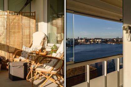 Balkong eller utsiktsbild