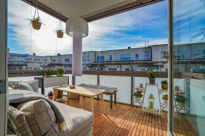 Balkong eller utsiktsbild