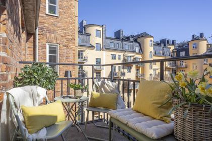 Balkong eller utsiktsbild