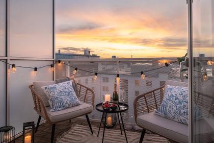 Balkong eller utsiktsbild