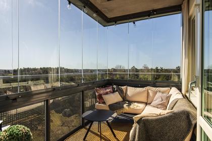 Balkong eller utsiktsbild