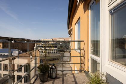 Balkong eller utsiktsbild