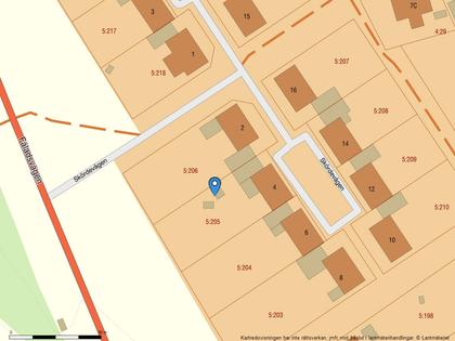 Illustrerad karta över fastigheten eller området