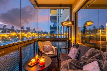 Balkong eller utsiktsbild