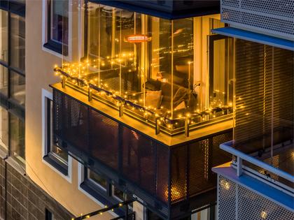 Balkong eller utsiktsbild