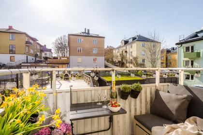 Balkong eller utsiktsbild