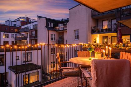 Balkong eller utsiktsbild