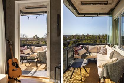 Balkong eller utsiktsbild