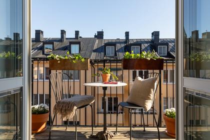 Balkong eller utsiktsbild