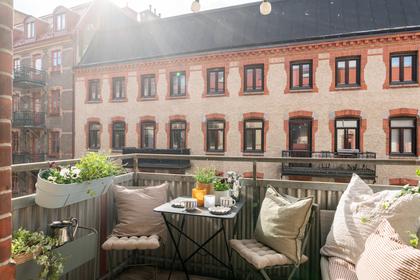 Balkong eller utsiktsbild