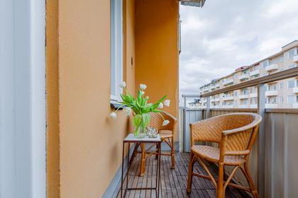 Balkong eller utsiktsbild