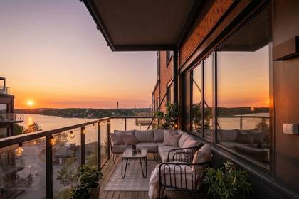 Balkong eller utsiktsbild