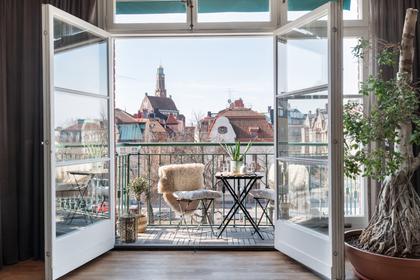 Balkong eller utsiktsbild