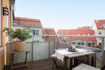 Balkong eller utsiktsbild