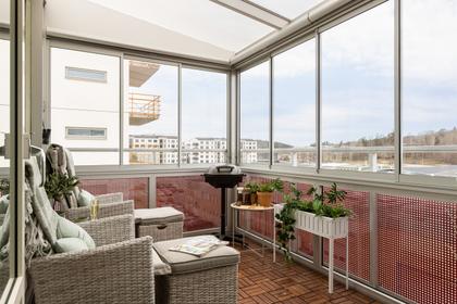 Balkong eller utsiktsbild