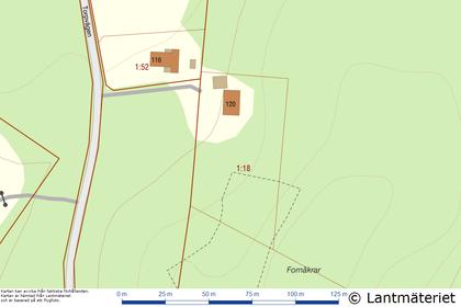 Illustrerad karta över fastigheten eller området