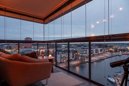 Balkong eller utsiktsbild