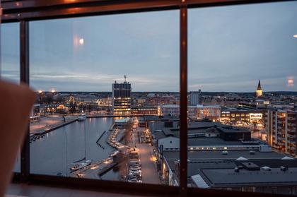 Balkong eller utsiktsbild