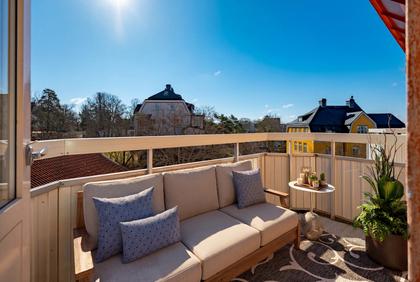 Balkong eller utsiktsbild