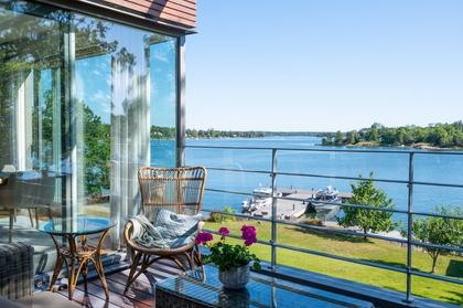 Balkong eller utsiktsbild